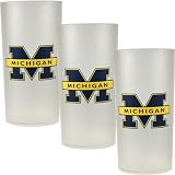Michigan Wolverines Frosted Tumbler 3 Pack
