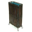 EXP Handmade Natural Bamboo Branch Table / Desk Lamp With Blue Silk Liner