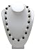 .925 Sterling Silver Onyx Gemstone & Fresh Water Pearl 16 18 20 22 24 Necklace