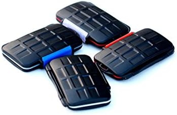 WECODO ABS Material SDHC CF Micro SD Memory card Carrying Case Waterproof Dustproof Memory card Organizer
