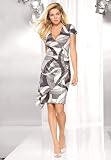 metrostyle Mock-Wrap Metallic Dress