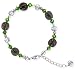 Sterling Silver Multicolor Swarovski Crystal & Nugget Pearl 7 7.5 8 8.5 Adjustable Bracelet With Lobster Clasp