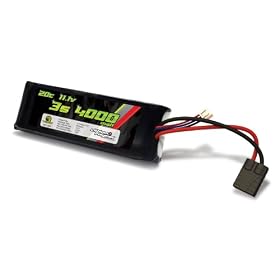 20C 11.1V 4000mAh 3S LiPo: UNI Plug from Chargers Battery