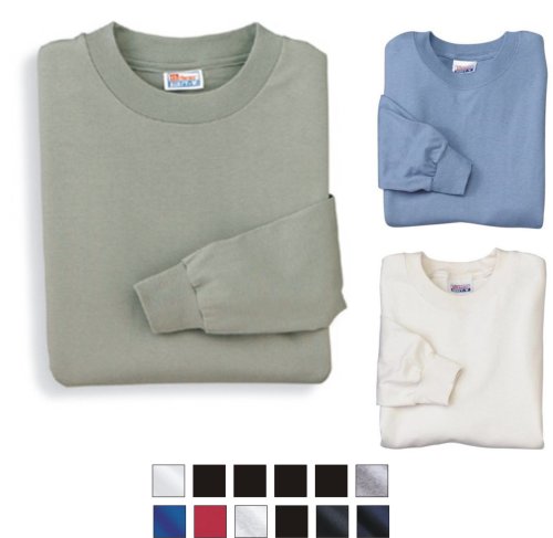 Click here to buy Hanes Beefy-T - 100% Cotton Long Sleeve T-Shirt (5186).