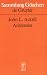 Book Aristoteles: Eine Einfuehrung in Sein Philosophieren (Sammlung Goschen)