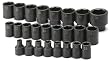 SK Hand Tools 4037 25-Piece 1/2-Inch Drive 6 Point Standard Metric Impact Socket Set