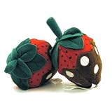 Chocolate Covered Strawberry Plush Dog Toy