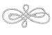 Jewelry : 7 1/6 Carat CZ Sterling Silver Brooch