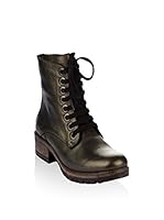 Bueno Botines de cordones (Negro)