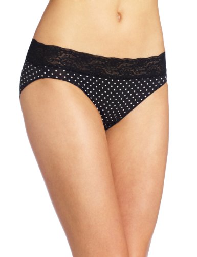 Bali Women's One Smooth U No Line No Slip Bikini Panty With Lace Waistband