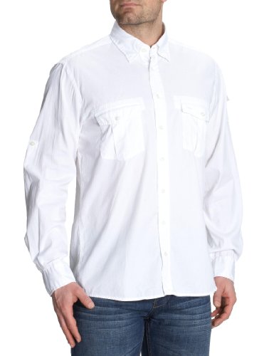 Camel Active Forever cov. b.d. 1/1 009090 Herren Hemden/ Freizeit, Gr. 60 (4XL), Wei&szlig; (01  Preisvergleich