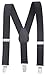 Sportoli® Kids and Baby Adjustable Elastic Solid Wedding Suspenders - 21 Colors