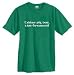 Men's T-Shirt : Tabhair póg dom, táim Éireannach! - Kiss Me, I'm Irish (in Irish) for St Patricks Day - Kelly Green - X-Large