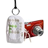 DURAGADGET "Lime Twist" Motif Compact Camera Case For Nikon COOLPIX P300, S ....
