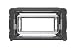 SKB 4U Shock Mount Rack, with Wheels, Handle, and TSA Trigger Latches