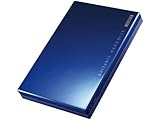 I-O DATA USB2.0/1.1接続 外付ポータブルハードディスク「カクうす」オリエントブルー 1TB HDPC-AU1.0BLB