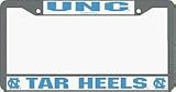 North Carolina Tar Heels Chrome License Plate Frames - Set of 2