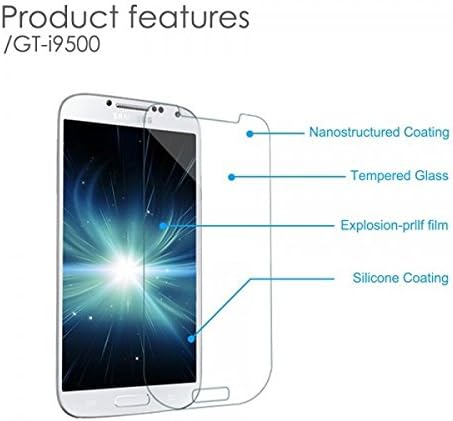 Etopaces® 0.3mm 2.5D Premium HD Tempered Glass Film Pro + Installation Auxiliary Tools (For Samsung Galaxy S 4)