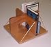 Carousel Book Rack, White