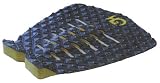 H2O Surfboard Traction - Team Designed SDx Single Diamond Profile. Charcoal / Yellow