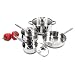 Kitchen & Housewares : Heuck 37016 7 Piece Stainless Steel Cookwre Set