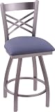 Catalina 25'' Bar Stool with Stainless Steel Finish, Rein Bay Vinyl Seat