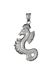 Clevereves 14K White Gold Pendant Seahorse 10.2 - Gram(s)