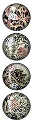 iPop Evan B Harris Flowers 4 Pack Clicks Magnet Set