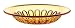 Nachtmann Giardino 7-1/2-Inch Amber Crystal Dessert/Salad Plates, Set of 2