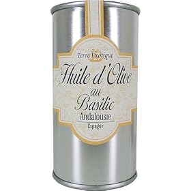 Terre Exotique Basil Flavored Olive Oil from Andalusia Spain by Terre Exotique