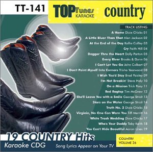CD-Charts  Search : Top Tunes Karoake CDG Country Vol. 26 TT-141