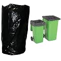 200 x Heavy Duty Wheelie Bin Bags /Black Sacks / Liners / (760x1200x1370) 160 Gauge