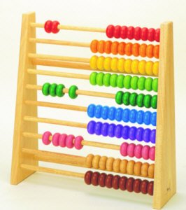 Childrens Toyshop  Toys : Voila Wooden Painted Rainbow Abacus