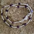 NOVICA Garnet choker, 'Ripe Cherries'