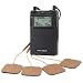 LG-TEC Dual Combo TENS Unit and Muscle Stimulator System with Carrying Case, Electrodes, and Battery Included