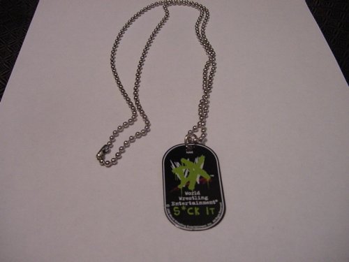 Click here to buy D-GENERATION X BRAND NEW WWE DOG TAG NECKLACE.