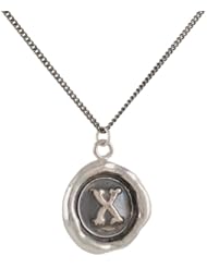 PYRRHA- "X" Initial Pendant