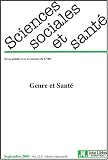 Sciences Sociales et Sant�, Volume 22 - N� 3 Sep : Genre et sant�