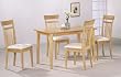 Maple Finish 5 Piece Dining Set By Coaster Furniture