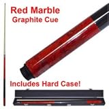 Red Marble Graphite Cue Billard Stick