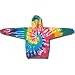 Tie Dye Mania Retro swirl tie-dye heavyweight full-zip sweatshirt