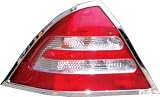 C-Class 2001-07 chrome tail lamp rims rings surrounds cover