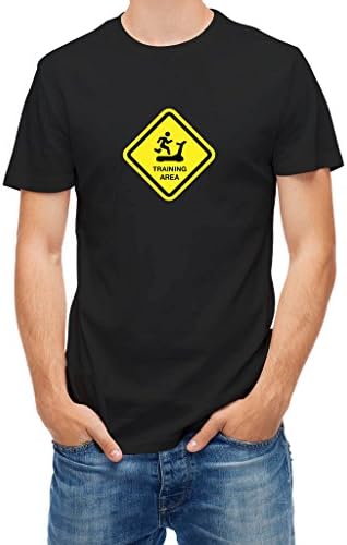 T-shirt Training Area Sign Black M