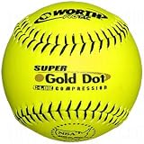 Worth NSA Super Gold Dot Slow Pitch Softballs