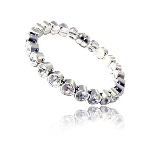 Crystal Bezel Magnetic Bracelet Fashion Jewelry