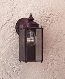 The Great Outdoors 71164-91 1 Light Wall Mount 1-60W Antique Bronze Contractors Series
