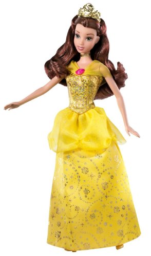 Mattel Disney Sparkling Princess Belle Doll
