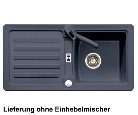 Eurodomo Einbauspüle Eurostone PRIMA 45 Granit Schiefer