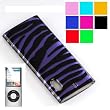 Snap-on Cover for Apple ipod nano chromatic 5th generation + Screen Protector (Many colors) (Purple Zebra)