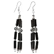 Handmade Onyx & Silver Earrings
